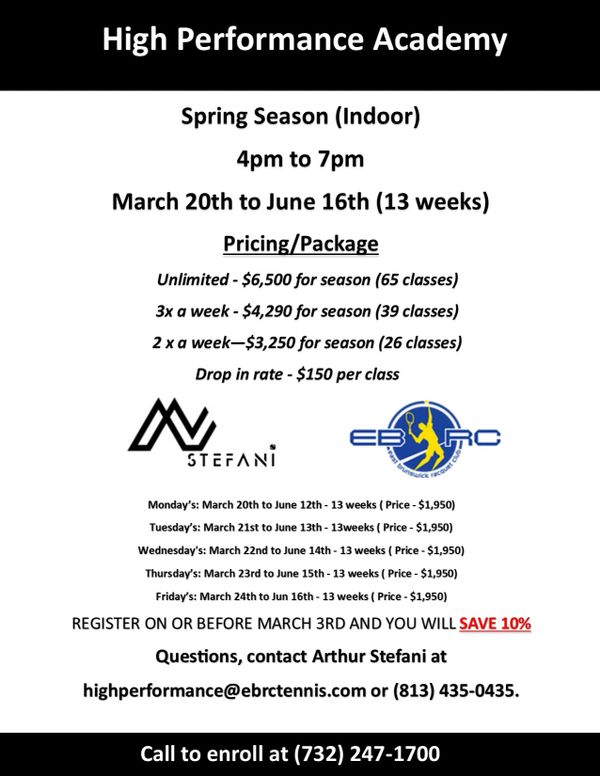 Tennis East Brunswick Racquet Club